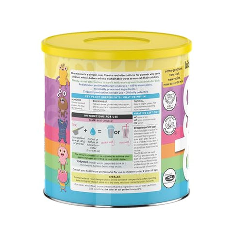 ELSE NUTRITION - Else Nutrition Shake em Pó à Base de Plantas para Crianças de 2 a 12 Anos. Shake de Nutrição Completa Livre de Laticínios para Crianças com Proteína Vegetal e 25 Vitaminas