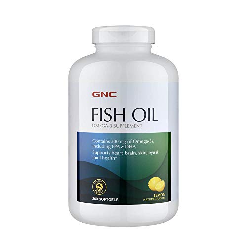Óleo de Peixe | Suplemento Ômega-3 | Suporte para Coração, Cérebro, Pele, Olhos | 120 cápsulas | G - GNC