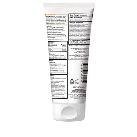 Anthelios Kids Loção Solar Suave FPS 50 | Amplo Espectro Antioxidantes | Protetor Solar para Crianças | Octinoxate - La Roche-Posay