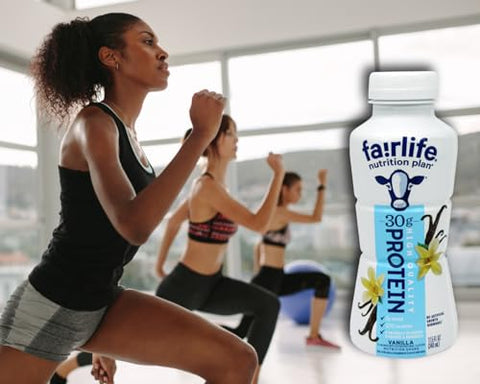 Assortment | Fair life Shakes de Proteína, Pack com 12 – Shake de Chocolate Fair life e Shake de Proteína de Baunilha Fair life, Variedade, 330 ml cada – Shake Premium de Proteína Fair life - Niro