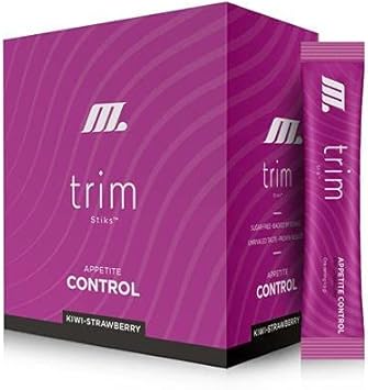 Nu Kai Wellness - Trim Stick com Presente, 30 unid. – até 60 Porções – Deliciosa Bebida de Kiwi Morango – Baixa Caloria – Anteriormente Slim Stix