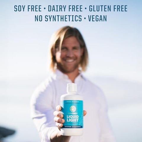 Gotas de Minerais Traços de Ácido Fúlvico Orgânico – Complexo Mineral Líquido Vegano | Baseado em Plantas – 946 ml – 32 Porções - Sunwarrior