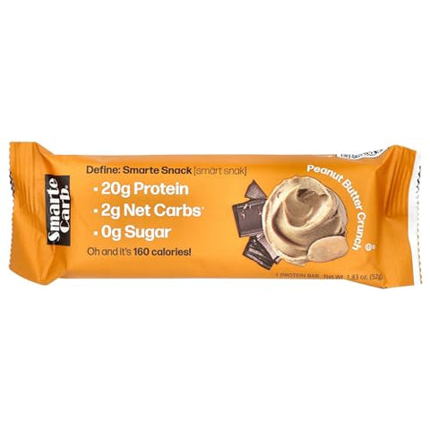 Barra de Amendoim NuGo Nutrition Smarte Carb 12 Barras – Crocante