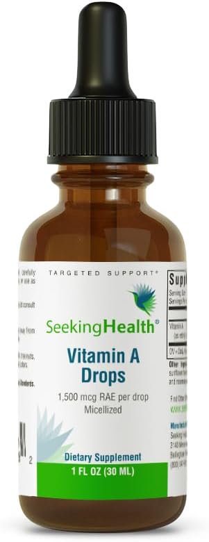Gotas de Vitamina A Seeking Health – Olhos | 30ml