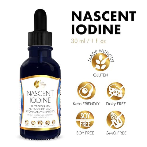 Cocó March N.M.D - Coco March Iodo Nascente Magnetizado Alta Concentração, Tireoide – 100ml