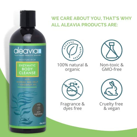 Enzimático Limpeza Corporal – Orgânico Sem Fragrância  Aleavia - Aleavia