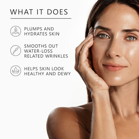 ASTERWOOD - Asterwood Serum de Ácido Hialurônico Puro (237 ml/8 oz), Serum Facial Anti-Envelhecimento, Hidratante para Cuidados com a Pele do Rosto, Sem Fragrância, Combina Bem com Serum de Vitamina C