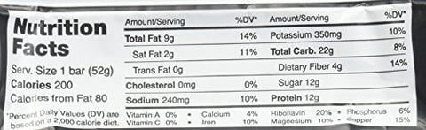 RXBAR - RxBar Barra de Proteína Chocolate Sea Salt, 1,83 Ounce (Pacote com 12) – Marca RxBar