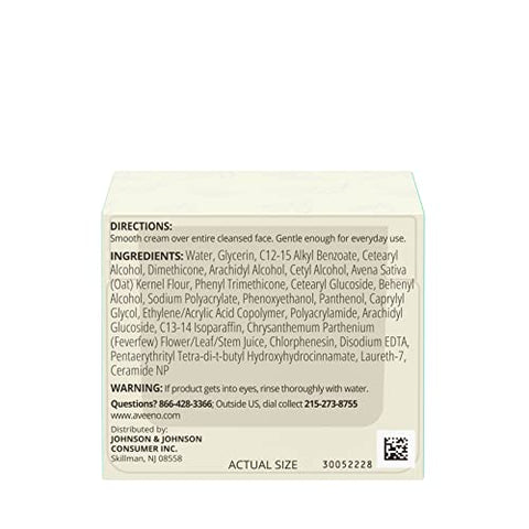 Calm Restore Creme Hidratante para o Rosto, Alívio da Vermelhidão, Pele Sensível, Acalma Instantaneamente - Aveeno