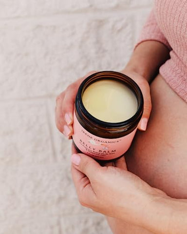 Creme Orgânico para Prevenção e Tratamento de Estrias na Gravidez – Irene Organics: Bálsamo Anti Estrias Premiado para Barriga de Grávida e Pós-parto 120g