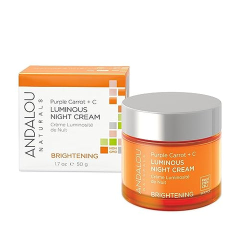 Andalou Naturals - Andalou Natural Creme Noturno Luminoso de Cenoura Roxa C Plus, 50g
