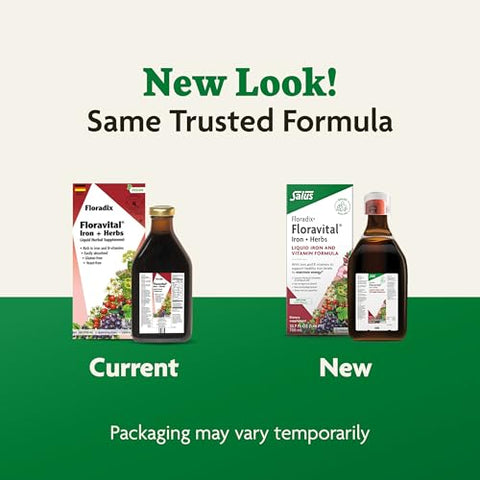 Floradix Floravital Salus Ferro – Fórmula líquida de ferro orgânico em ml/g