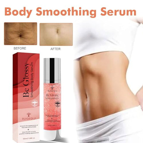 Yzmoffer - B Glossy Serum Corporal para Rugas: Hidratante Nutritivo Reparador para Suavizar a Pele – Com Ácido Hialurônico, Vitamina E, Glicerina e Manteiga de Karité