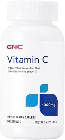 Vitamina C 1000mg, 100 Comprimidos, Suporte Imunológico – Marca GNC - GNC