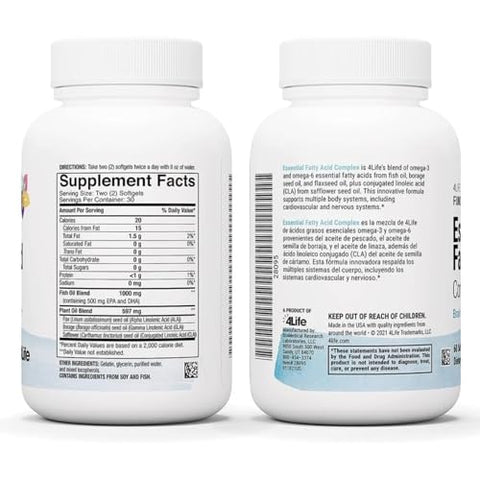 Bio-EFA com CLA (60 ct/frasco) por 4Life [Saúde e Beleza]