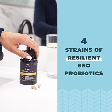 Probióticos Ancient Nutrition, SBO Probiotics Gut Restore 60 Ct, Promove Saúde Intestinal, Suporte Digestivo e Imunológico, Livre de Glúten, Mistura de Superfoods Antigos, 25 Bilhões de UFCs* Por