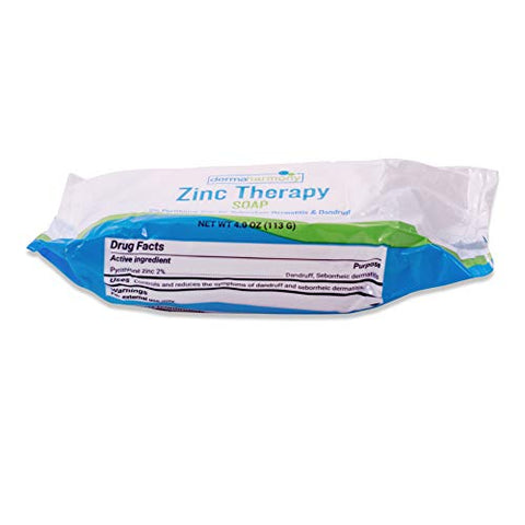 Conjunto de 5 Sabonetes de Zinco Piritiona (ZnP) 4 oz – Especialmente desenvolvido para pessoas com condições de pele – Dermatite Seborreica, Caspa, etc - Dermaharmony