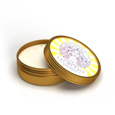 Eat My Face - Protetor Solar Natural – Tallow de Pasto com FPS 20, Óxido de Zinco Não-Nano, Amigo dos Recifes – Hidratante de Shea