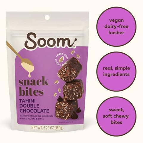Foods – Snack Energético de Tâmaras 100% Natural, Vegano, Sem Açúcar Adicionado, Sem Laticínios – 3-Pack - Soom