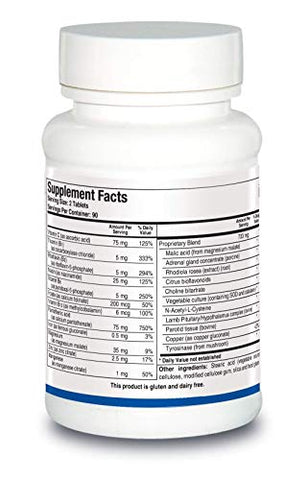 ADB5 Plus™ Adrenal Support Supplement 180 Tablets | Biotics Research | Suporte Adrenal | 180 Comprimidos