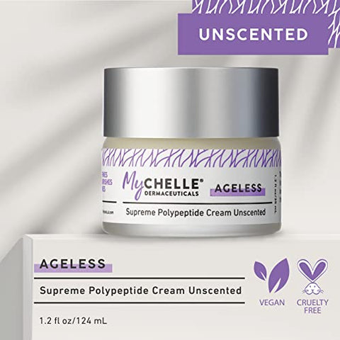MyChelle Dermaceuticals - Creme Anti-Envelhecimento MyCHELLE Dermaceuticals Supreme Polypeptide Sem Fragrância (35 ml) – Com Peptídeos Poderosos, Ajuda a Levantar