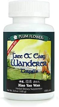 Economy Size – Xiao Yao Wan – 1.000 Teapills – Fácil e Livre Caminhante – Tamanho Econômico - Plum Flower