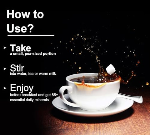 DLNIA - Shilajit Puro Himalaia Orgânico Resina de Shilajit Suplemento – Grau Ouro com 85 Minerais Traços e 75% de Ácido Fúlvico, Energia Total