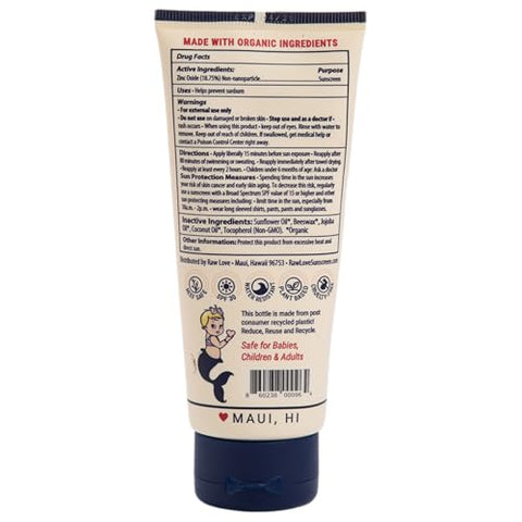 Raw Love Sunscreen - Protetor Solar Mineral Raw Love para o Rosto – FPS, Hidratante, Natural  Raw Love
