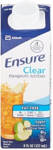 Abbott - Ensure Clear Sabor Maçã Suplemento Oral 240 ml Tetra Reciclável Lote com 6 – Compre Agora!