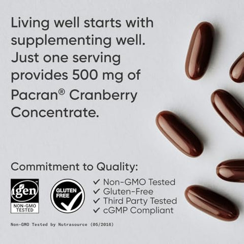 Cranberry Fruit Complex – Softgels para Suporte à Saúde do Trato Urinário – Equivalente a 25.000mg de Cranberries, Feito com Pacran - Sports Research