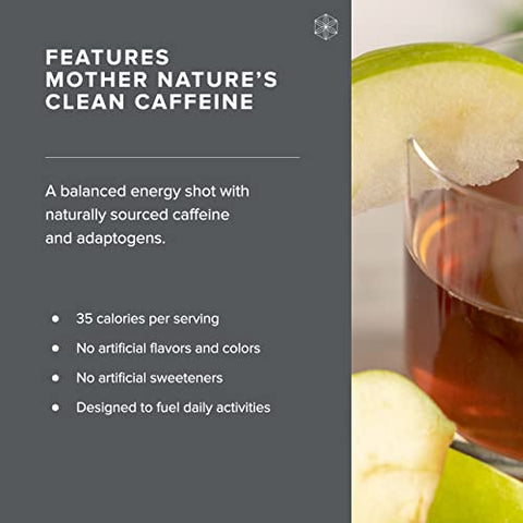 E – Energético Líquido com Cafeína à Base de Plantas | Energia Instantânea | 60ml - Isagenix