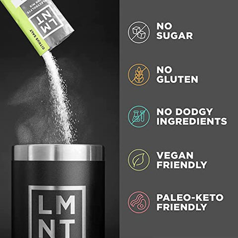Drink LMNT - LMNT Zero Sugar Electrolytes – Amostra Grátis | Mistura para Bebida | 8 Sticks