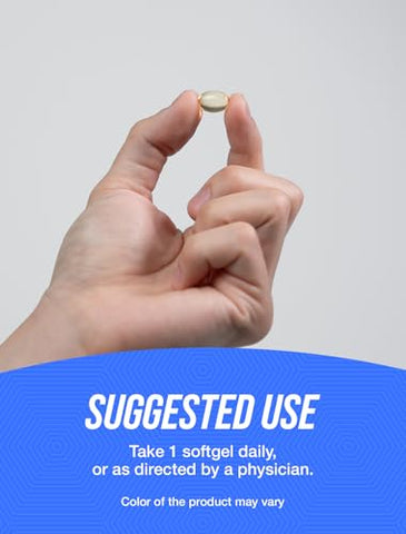 com Softgels de Vitamina D3 1000UI – Cholecalciferol, Suplemento de Vitamina D, 1000UI de Vitamina D – 1 Softgel de Vitamina D3 (25mcg de Vitamina D) por Porção, 500 Unidades (Pacote de 1) - BulkSupplements