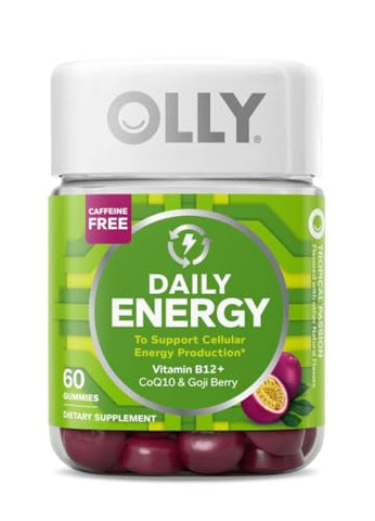 Gummy Energético Diário 60 Unidades, Swisspers Hastes Flexíveis de Algodão Premium 300 Unidades – Embalagem - OLLY