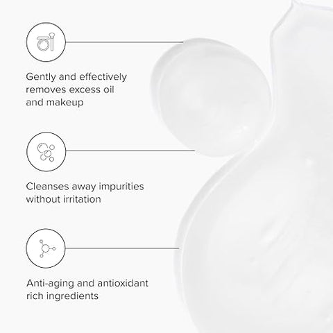 Essential Facial Cleanser – Limpeza Facial Suave para Mulheres e Homens com Peptídeos Anti-Envelhecimento  DRMTLGY - DRMTLGY