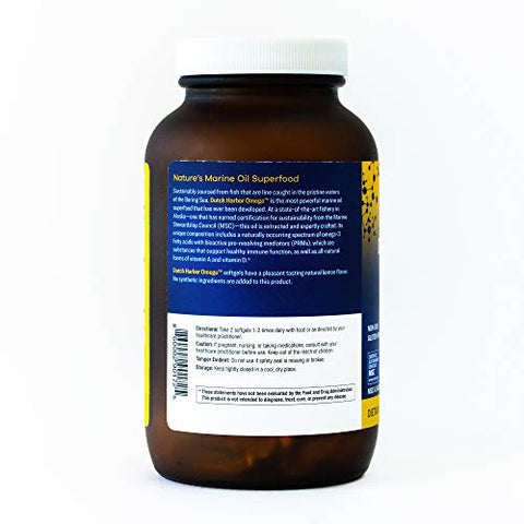 BIG BOLD HEALTH - Óleo de Fígado de Bacalhau do Alasca Selvagem Dutch Harbor – 120 Softgels, Sabor Limão – Rico em Ômega-3 com DPA, DHA