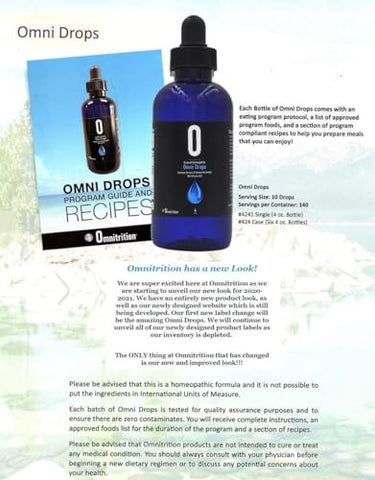 Programa Omni Drop, Autêntico Omnitrition – Pacote Básico Inclui*** Frasco de 120 ml de Omni Drops com Vitamina B12, Guia do Programa, Amostras e Fita Métrica Carabiner de 3 metros