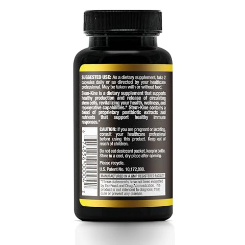 Aidan Products - Stem-Kine: Aumente Células-Tronco Circulantes e Apoie o Envelhecimento – 60 Cápsulas