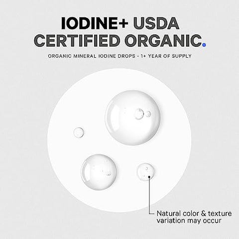 Iodine Drops Orgânicos Certificados USDA – 250 Mcg Por Porção – 1 Ano de Fornecimento – Suplemento Líquido de Iodo Puro – Vegano – 2 - Codeage