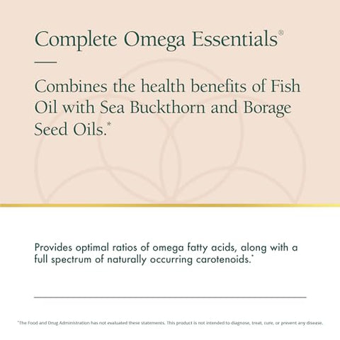Suplemento Completo de Ômega Essentials – Mistura Equilibrada de Ômega 3, 6, 7 – 60 cápsulas – Marca Natura - Natura Health Products