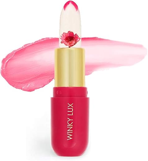 Flower Balm – Bálsamo Labial pH, Batom que Muda de Cor e Bálsamo Labial Tingido, Vegano – 10g - Winky Lux