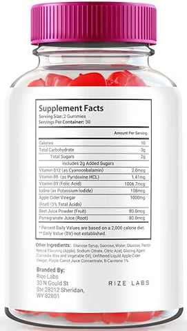 rize labs - (2 Pacotes) Gomitas ProFast Keto ACV, Perda de Peso Avançada com Gomitas Pro Fast Keto ACV, Keto Plus Vinagre de Maçã 1000mg, Suplemento Keto ACV, Oficial Gomitas