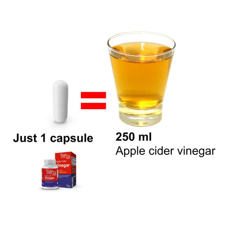Ni una dieta más - Apple Cider Vinegar Capsules – Redução de Gordura Abdominal – Melhor para Perda de Peso – NI UNA DIETA MÁS