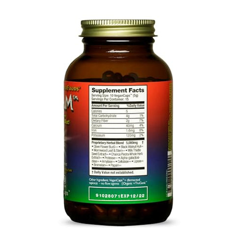 HEALTHFORCE SUPERFOODS - HealthForce SuperFoods Scram – Suplemento Herbal com Cardo Mariano e Artemísia | 60 cápsulas | Detox e Limpeza do Organismo