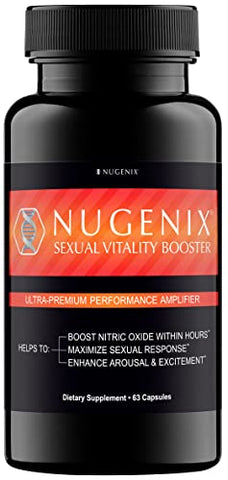 Amplificador de Desempenho Ultra Premium para Homens – Suplemento de Óxido Nítrico, 63 Cápsulas - Nugenix