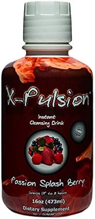 Herbal Extreme - X-pulsion Passion Splash Berry – Bebida de Limpeza Detox 500ml