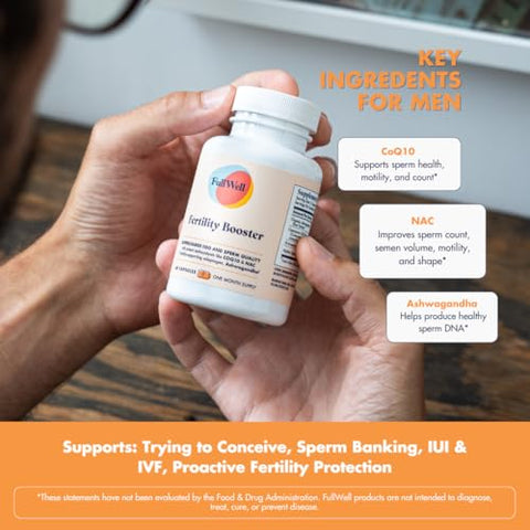 FullWell - Potencializador de Fertilidade para Homens – Marca: Maximus – Aumente sua Fertilidade Naturalmente