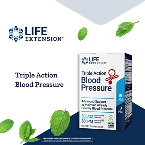 Suporte Saudável à Pressão Arterial, Triplo Ação, Flavonoide, Quercetina, Sem Glúten, Vegetariano, Não-OGM, AM - Life Extension