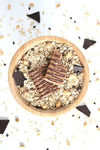 Probar - PROBAR – Barra de Snack de Manteiga de Amendoim e Chocolate, 4g de Proteína, Sem OGM, Sem Glúten (Embalagem com 12 unidades)