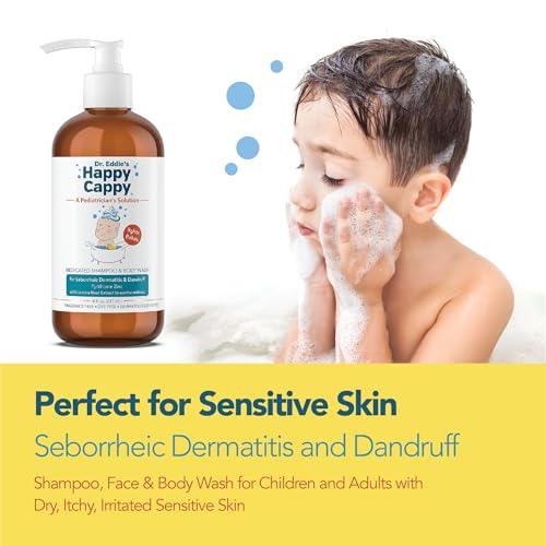 Shampoo Medicado Dr. Eddie para Crianças, Trata Caspa – 200ml - Happy Cappy